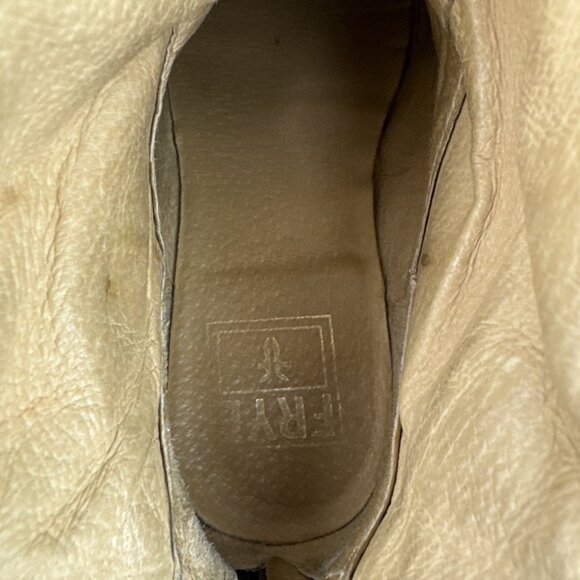 Frye Phillip Harness Tall Boots Riding Leather Back Zip Black 76850 Womens 8.5 B - Picture 11 of 16